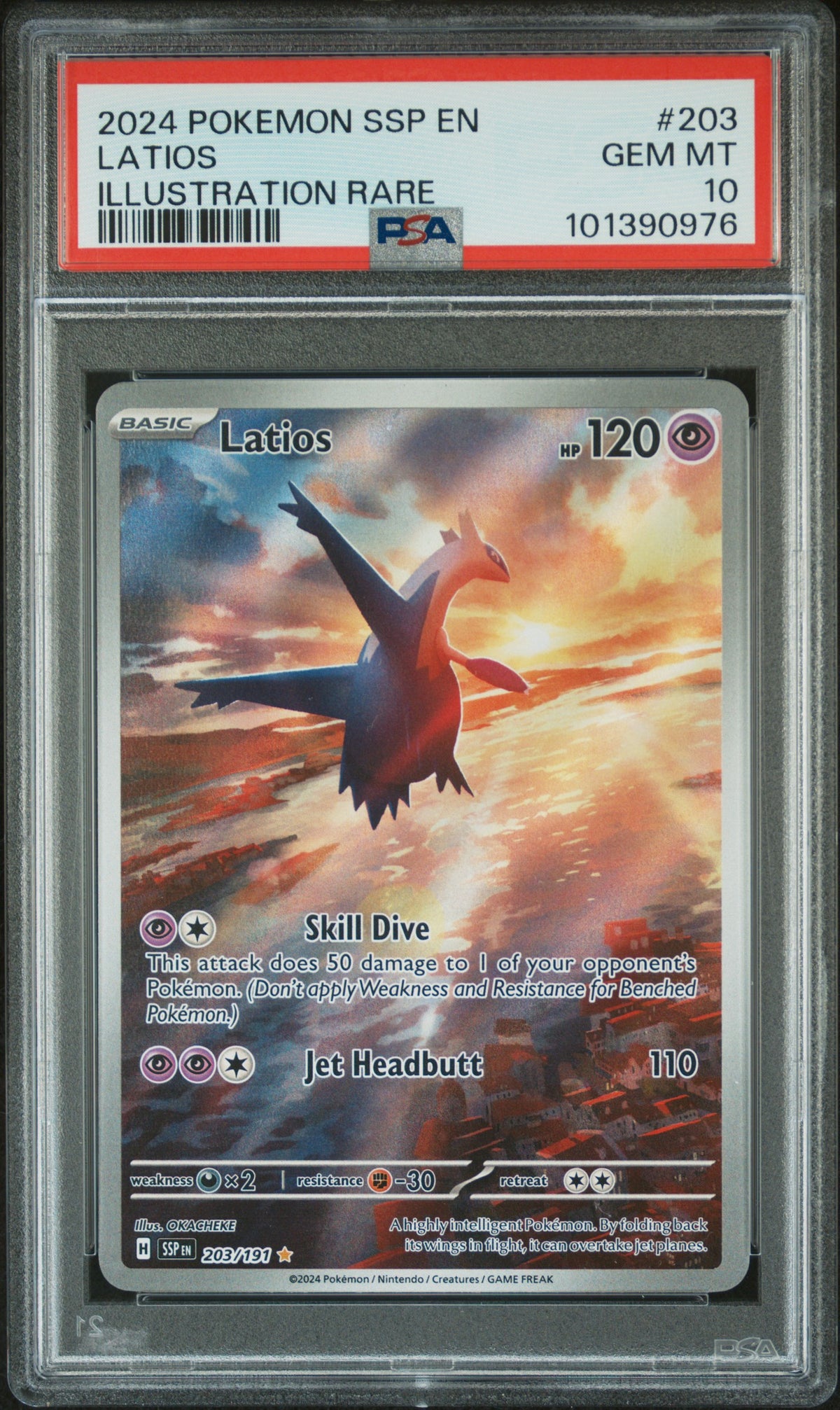 PSA10- latios -#203 (0976)