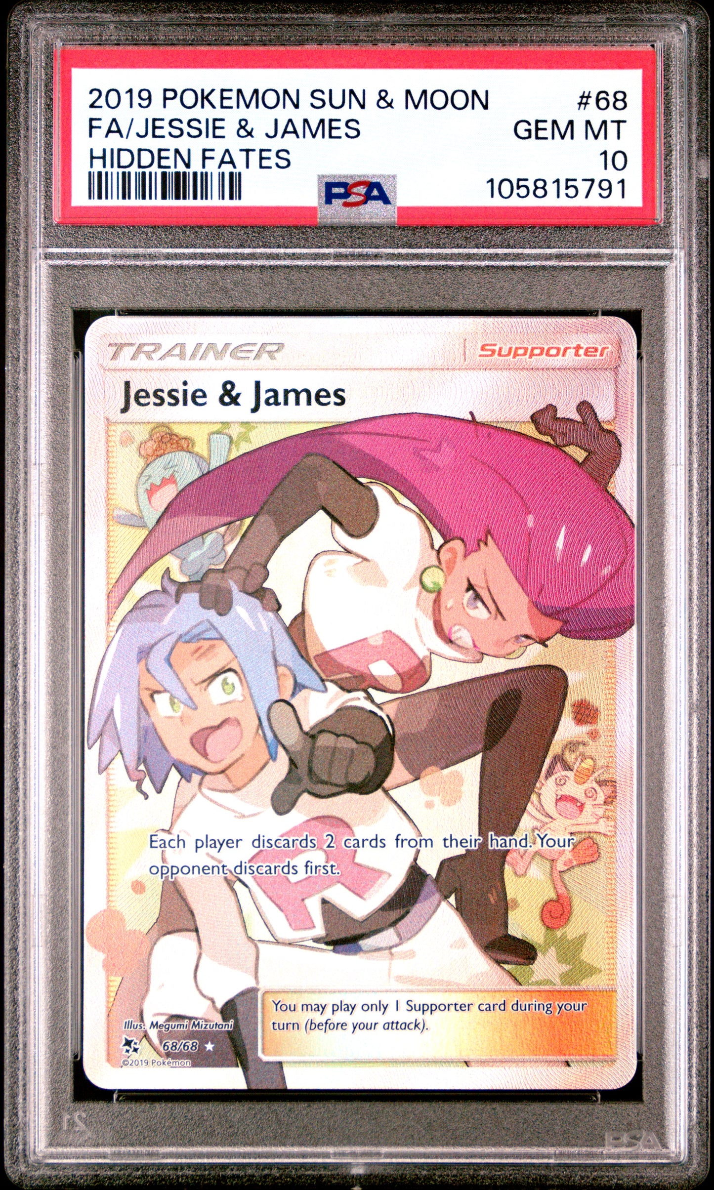 PSA10- jessie & james -#68