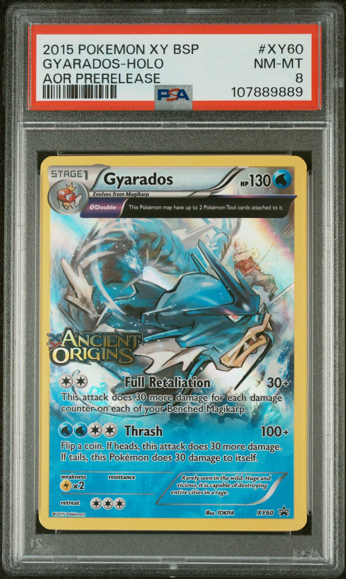 PSA8- gyarados -#XY60