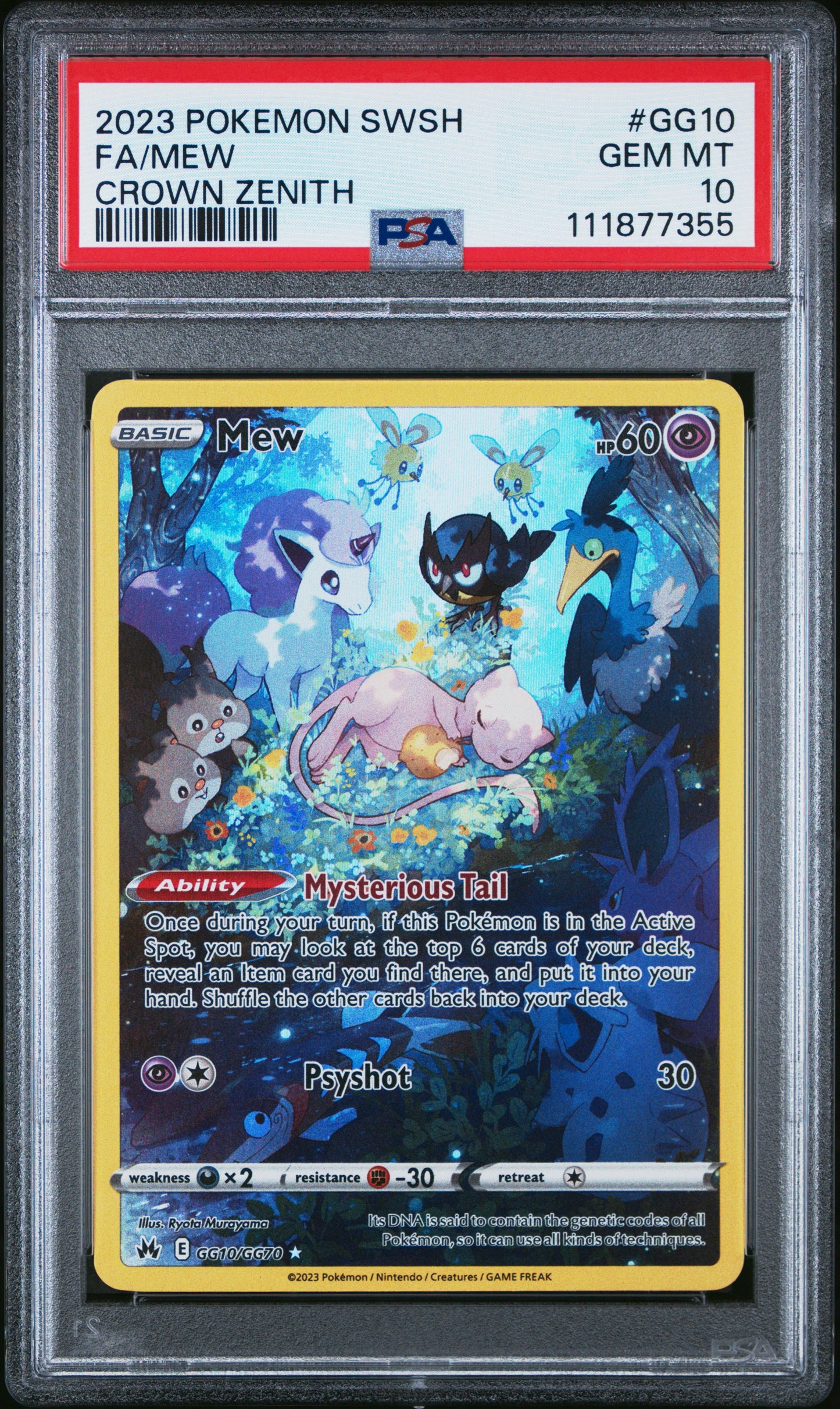 PSA10- Mew -#GG10