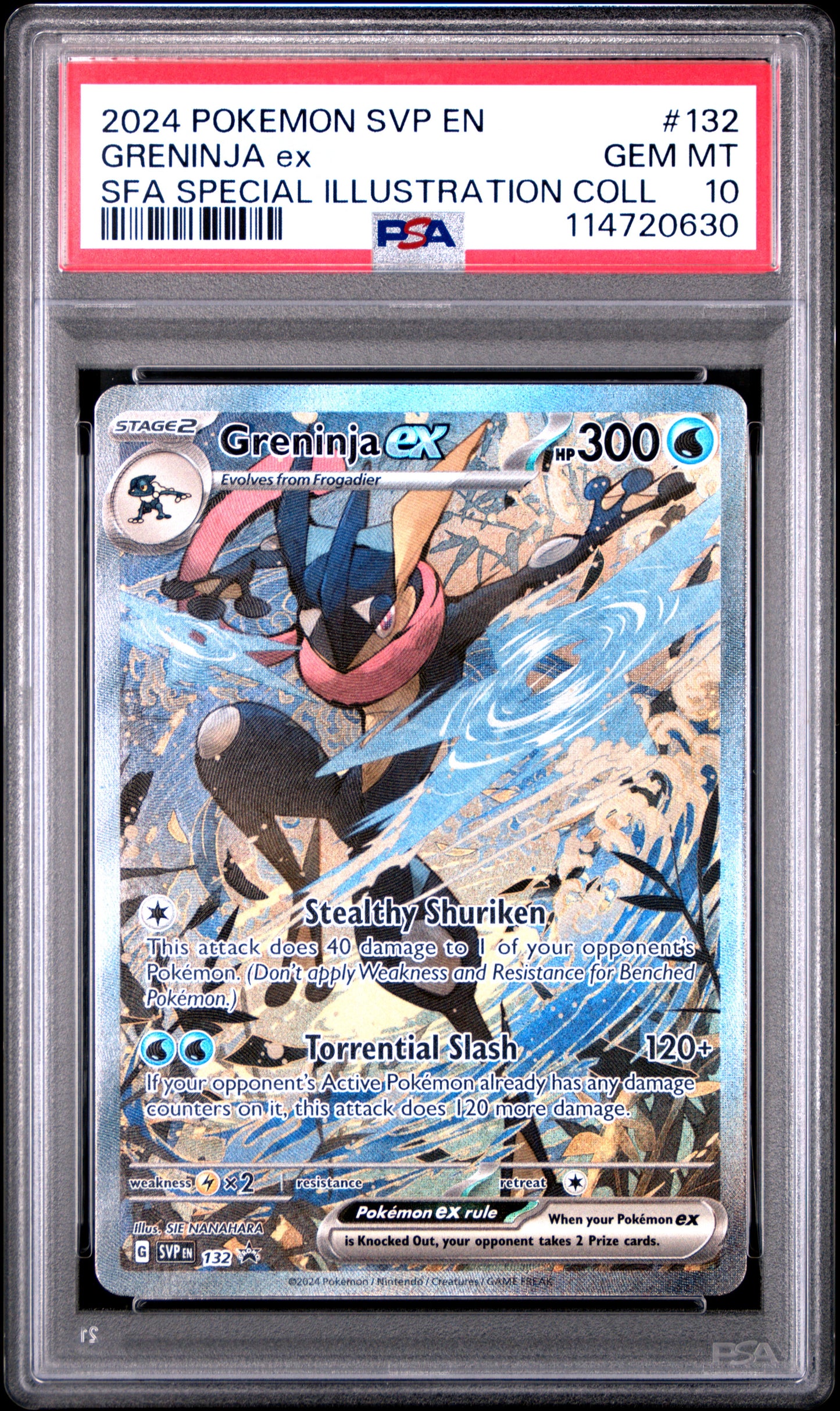 PSA10- Greninja ex -#132