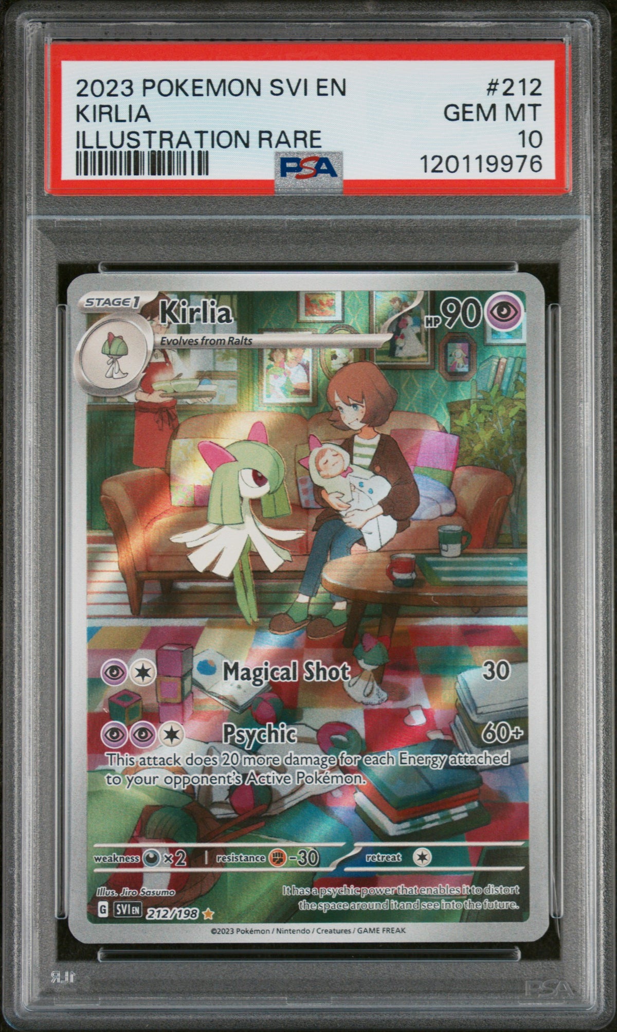 PSA10- kirlia -#212