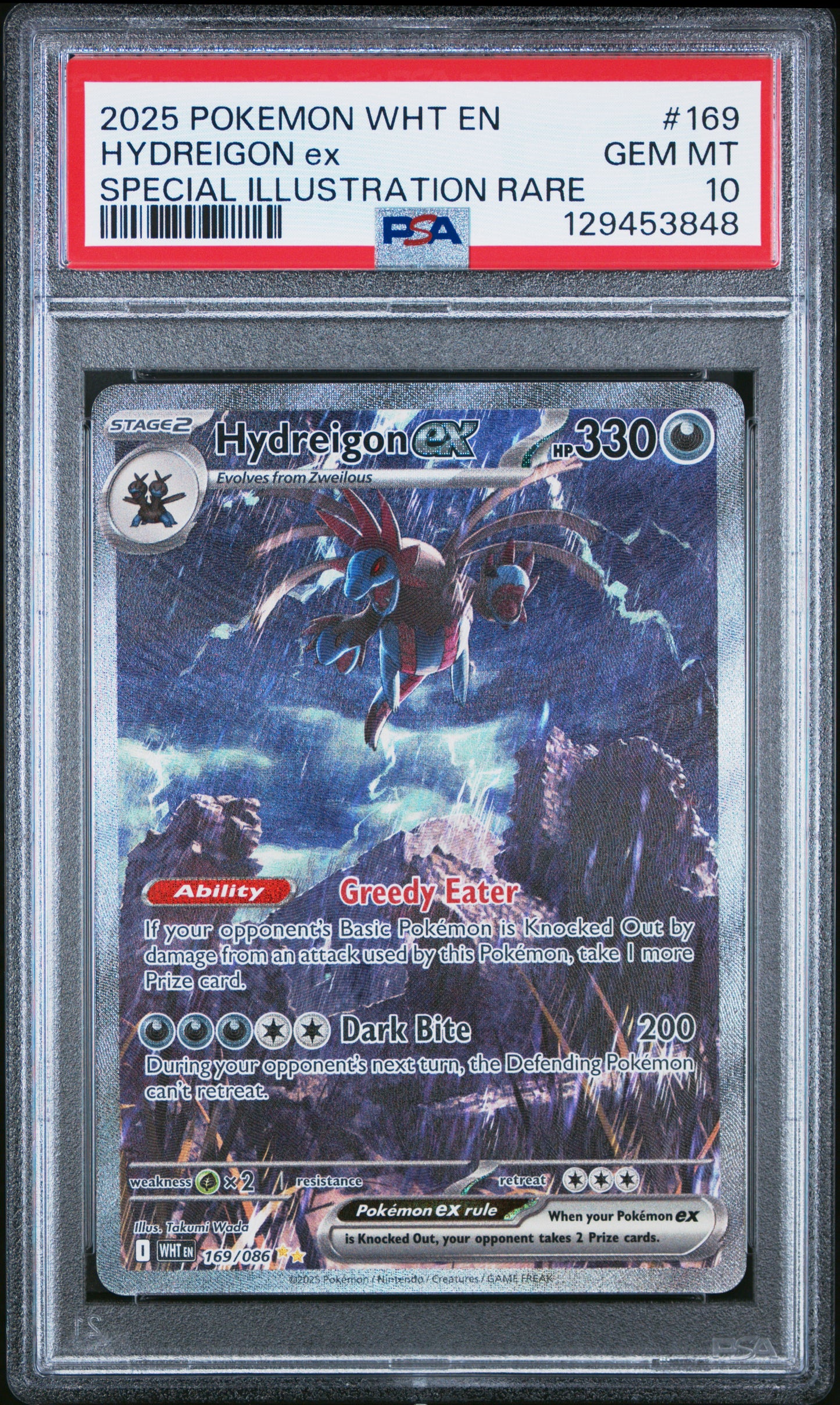 PSA10- hydreigon ex -#169
