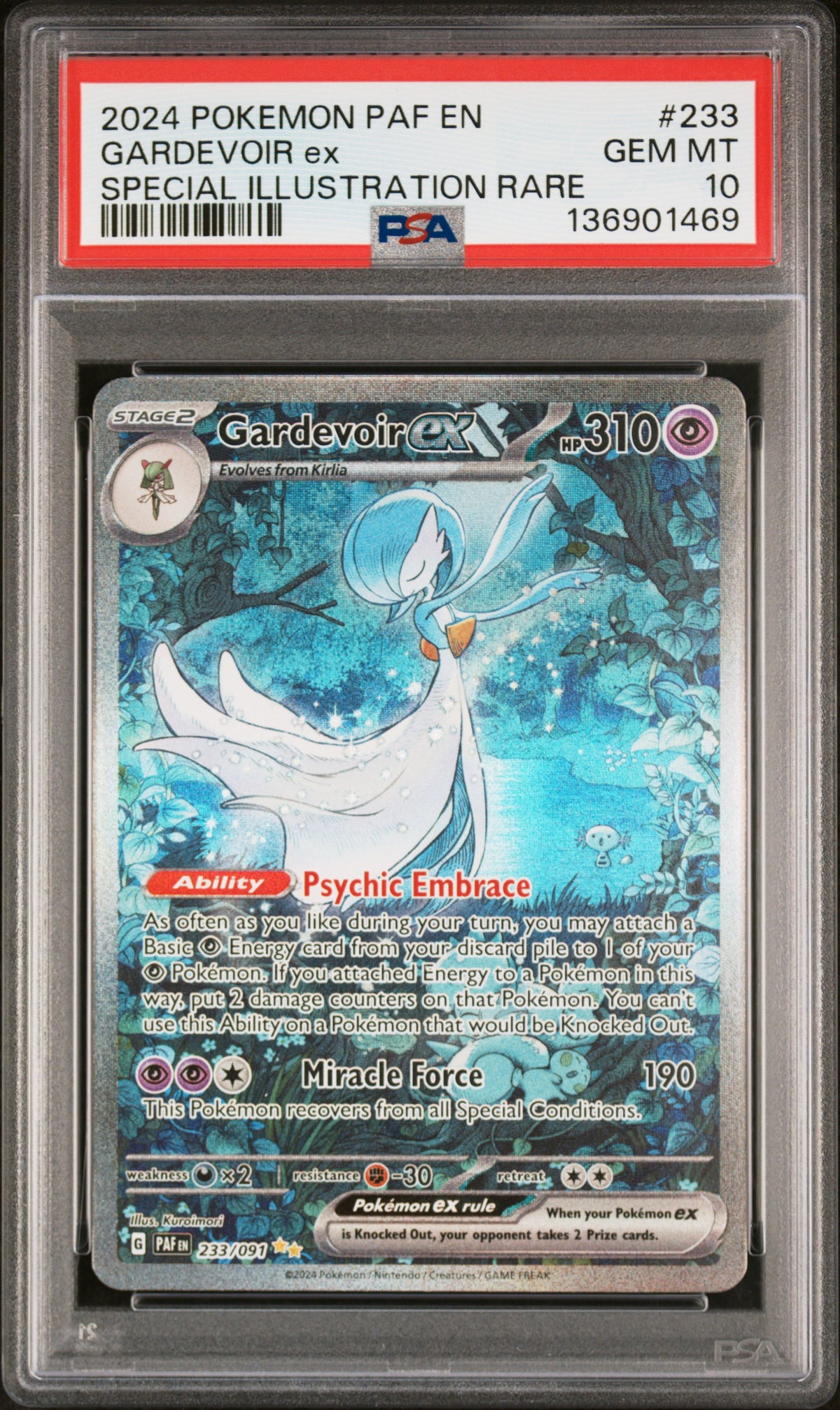 PSA10- gardevoir ex -#233