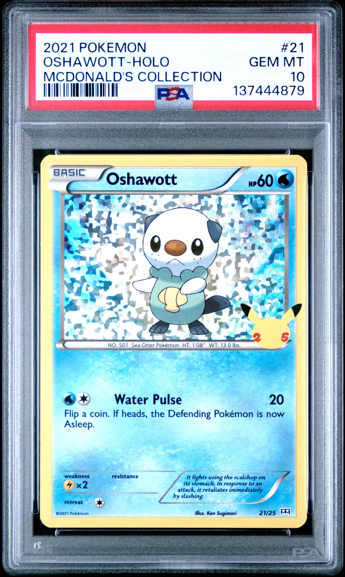 PSA10- oshawott -#21