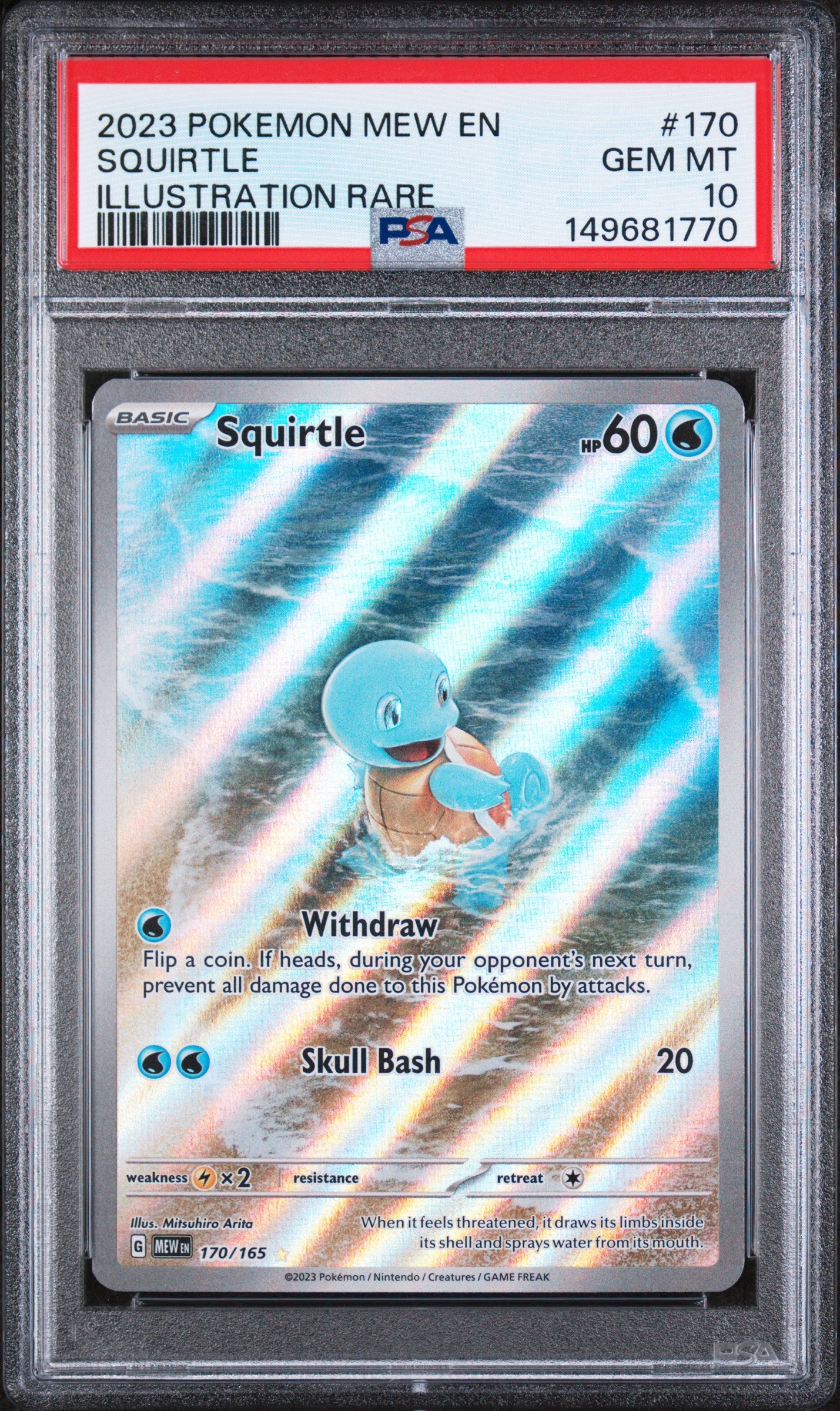 PSA10- squirtle -#170