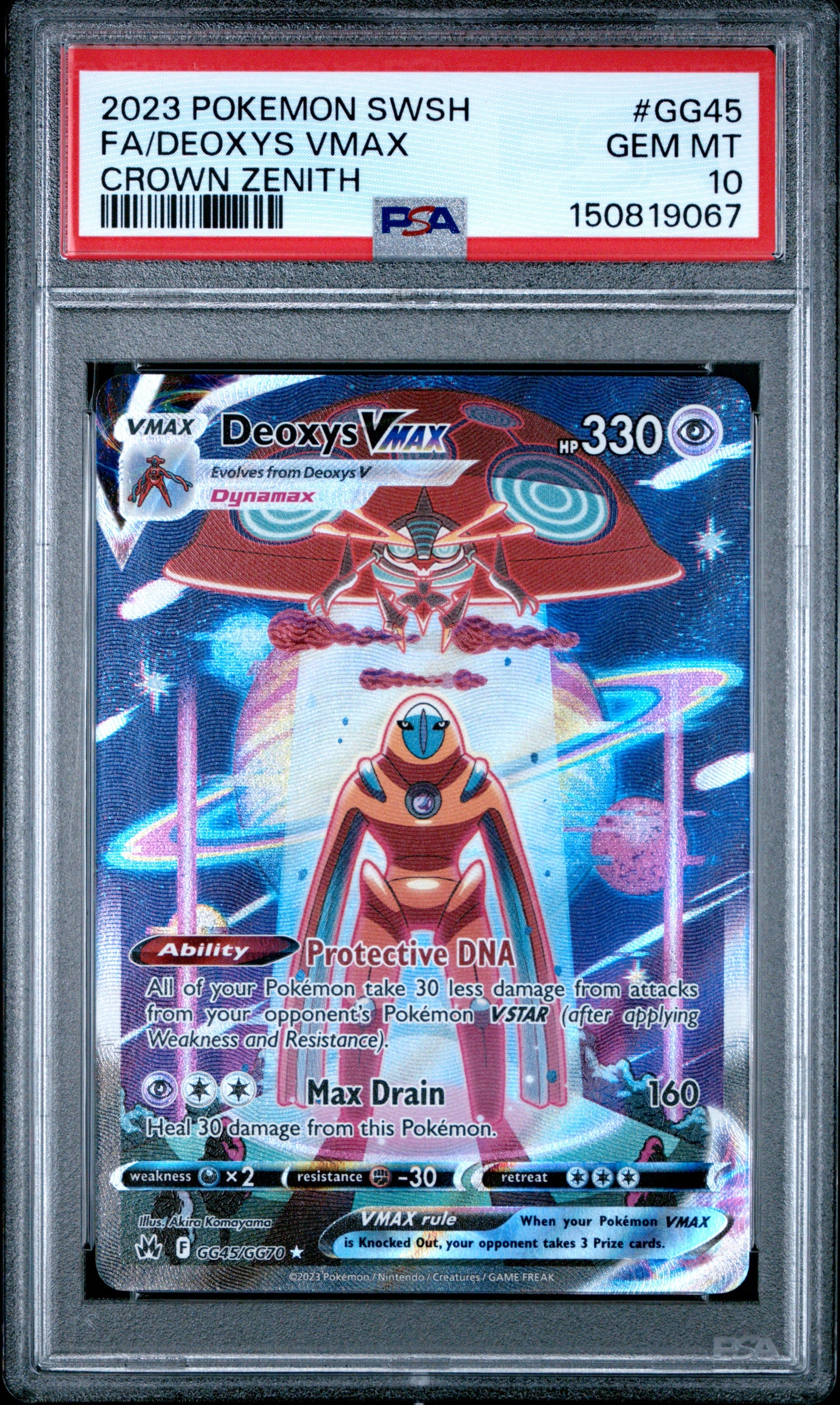 PSA10- deoxys vmax -#GG45