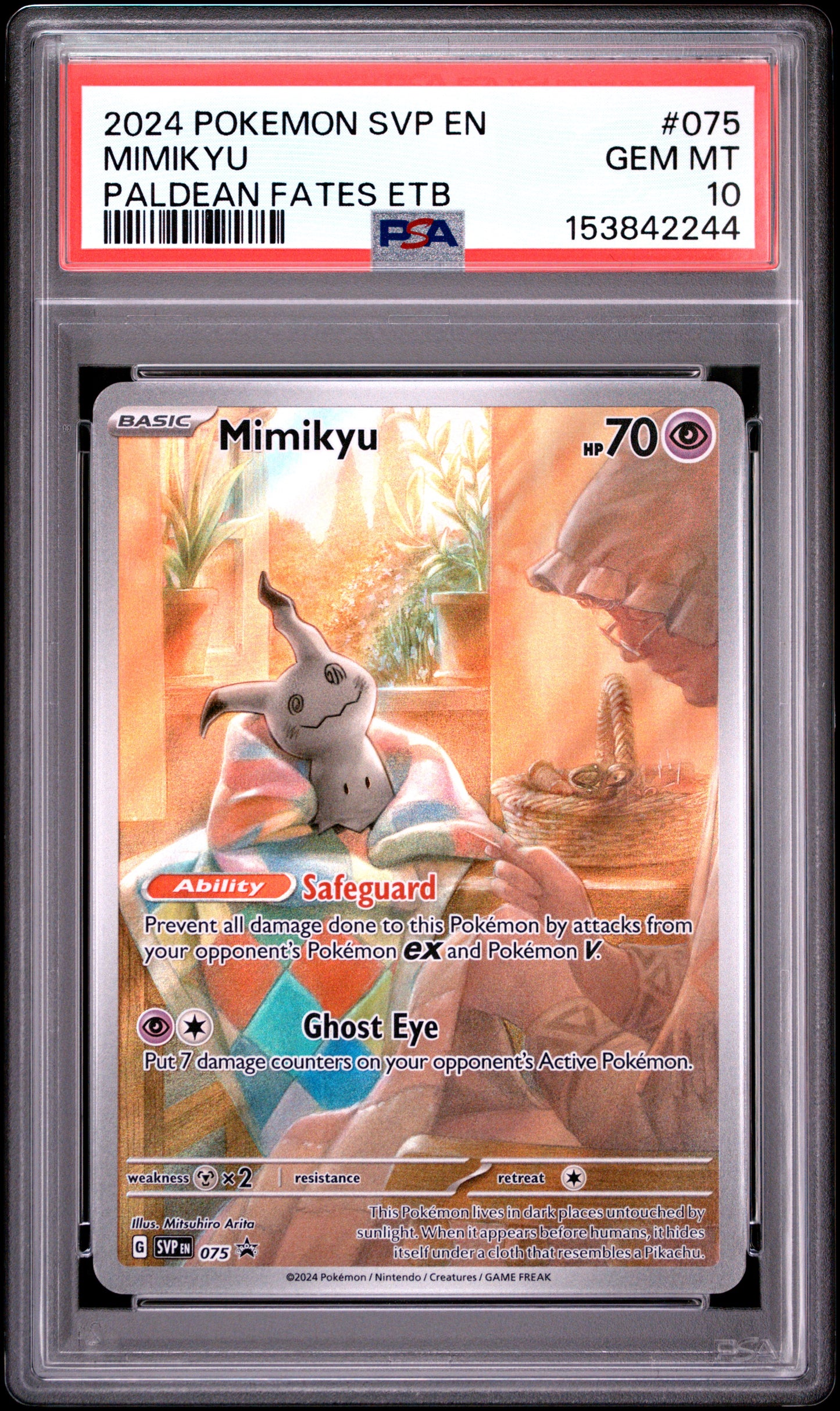 PSA10- mimikyu -#075