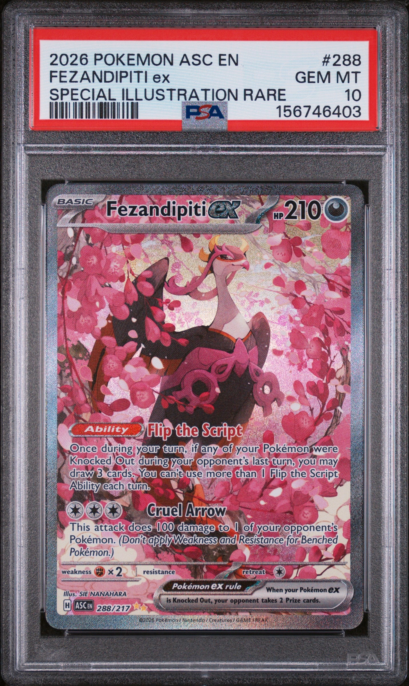 PSA10- fezandipiti ex -#288