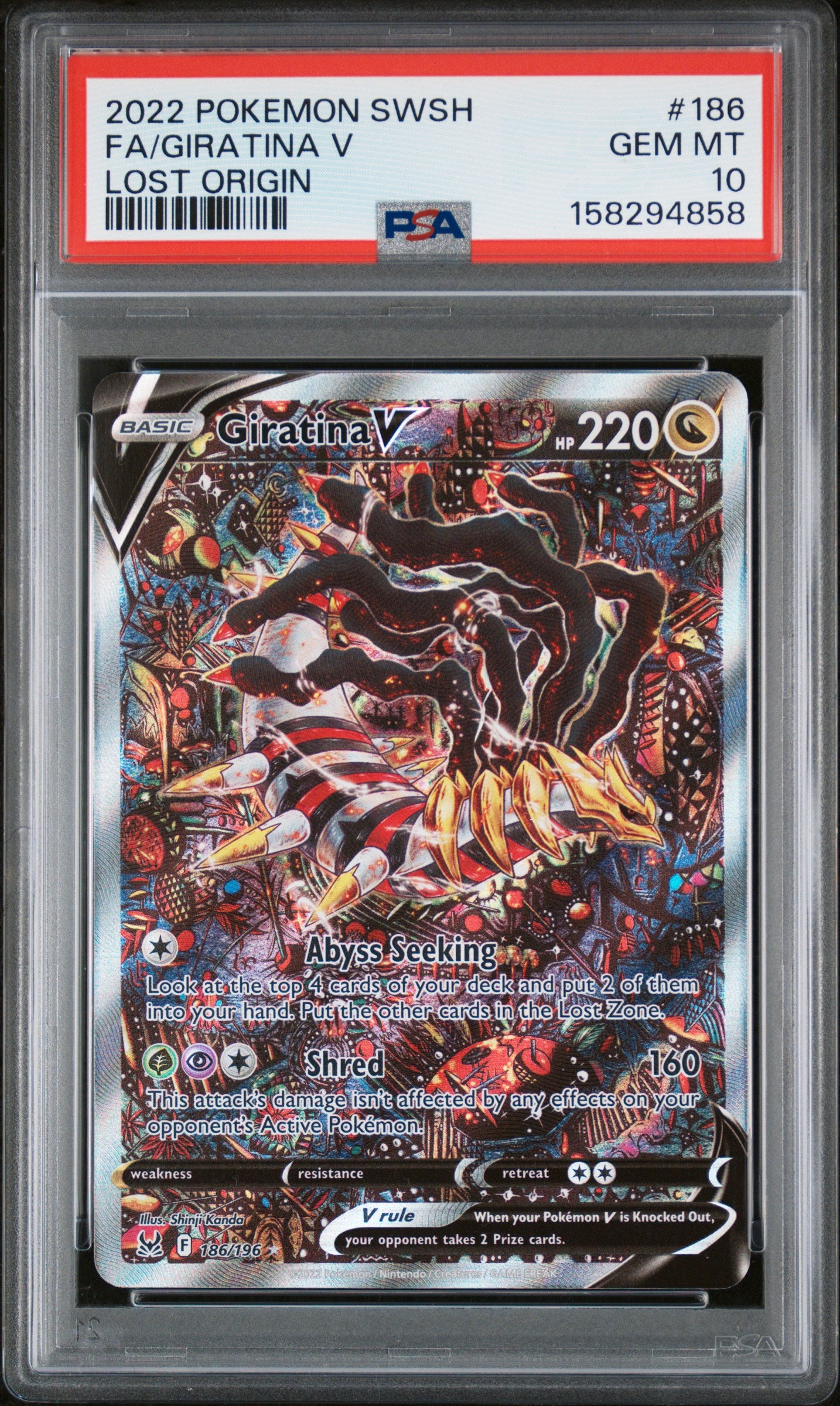 PSA10- giratina v -#186