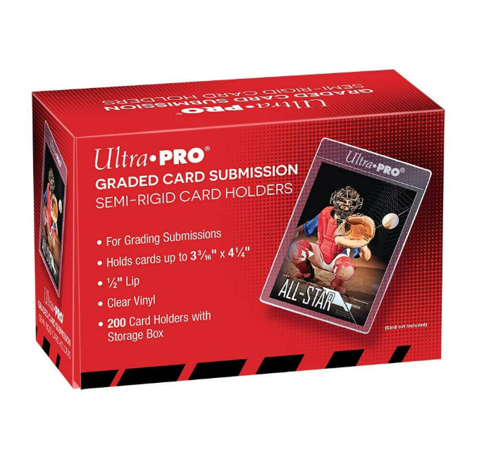 Ultra Pro Graded Card Submission Semi Rigid 1/2" Lip Tall Sleeves