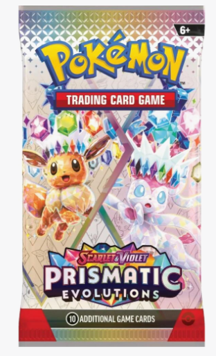 pokemon booster box packs Pokemon Scarlet & Violet Prismatic Evolutions Booster Pack [10 Cards]