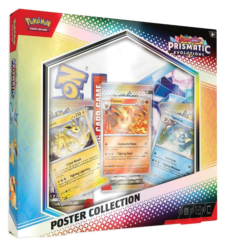 Pokemon TCG Scarlet & Violet-Prismatic Evolutions Poster Collection