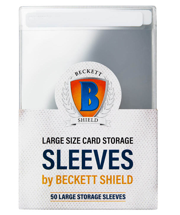 Beckett Shield Large Size Card Storage Sleeves (50 ct)