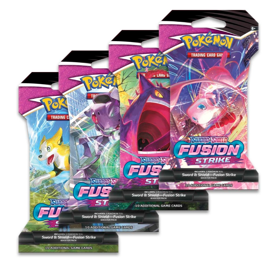Pokémon TCG SWSH08 Fusion Strike Sleeved Booster Pack (STYLE MAY VARY)