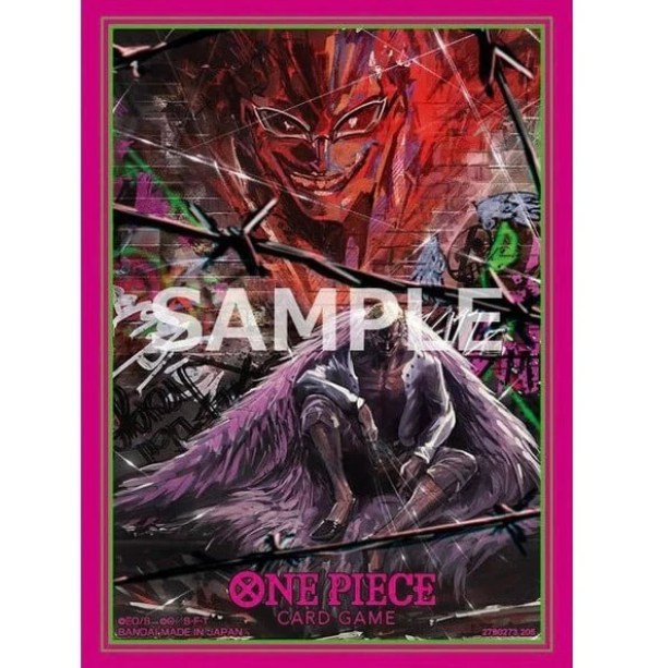 One Piece Card Game Official Sleeves: TCG+ Store Edition Vol. 4 - Donquixote Doflamingo (70-Pack)