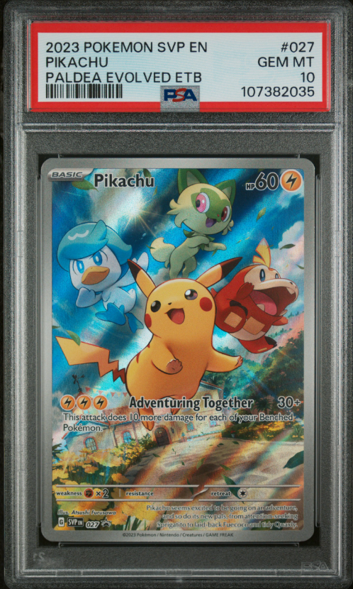 PSA10- Pikachu -#027