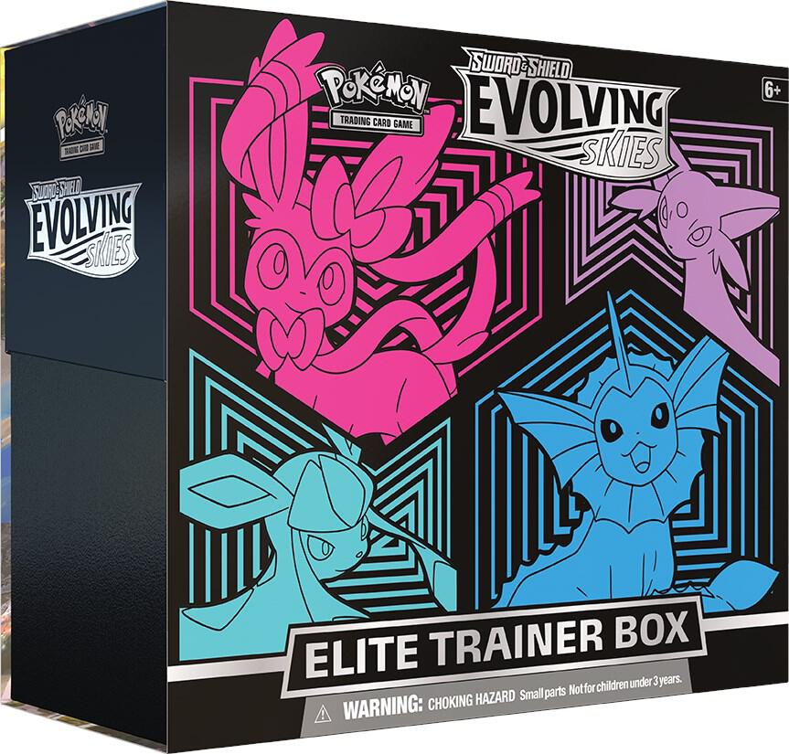 Pokemon TCG SWSH07 Evolving Skies Elite Trainer Box (Sylveon)