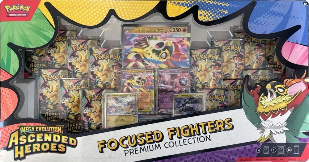 Pokemon TCG Ascended Heroes Focused Fighters Premium Collection