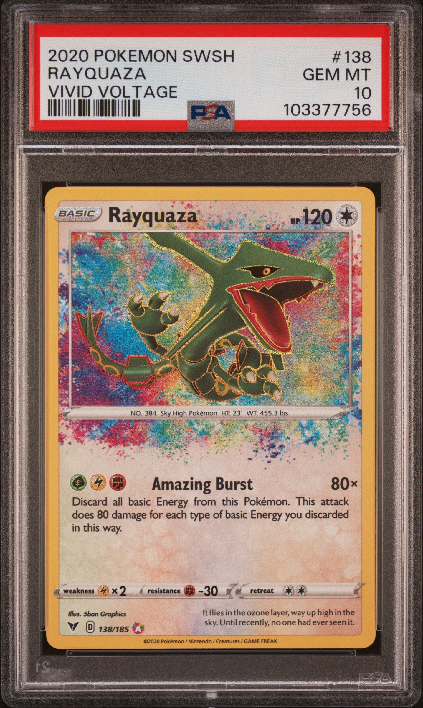 PSA10- Rayquaza -#138