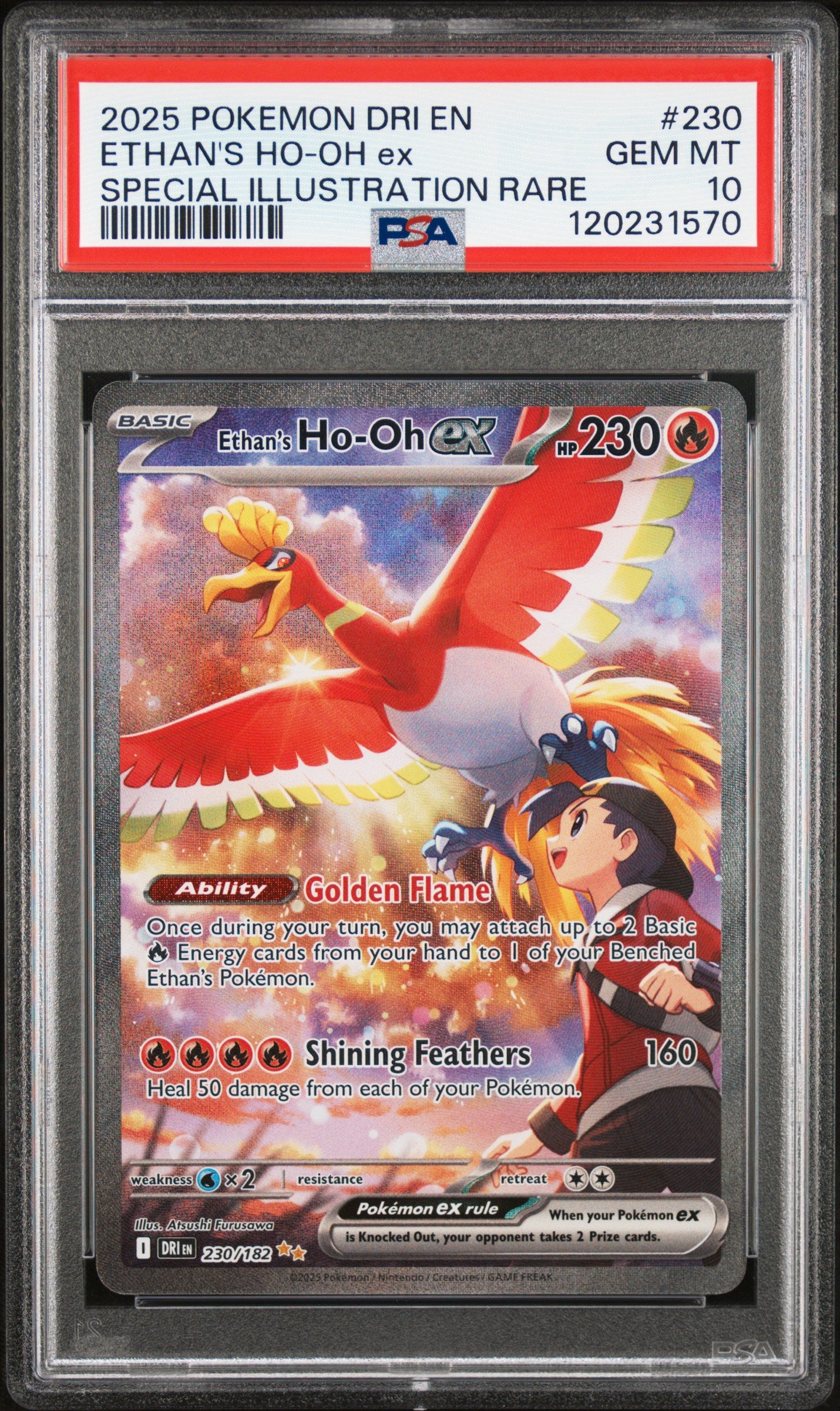 PSA10- ethan's ho-oh ex -#230