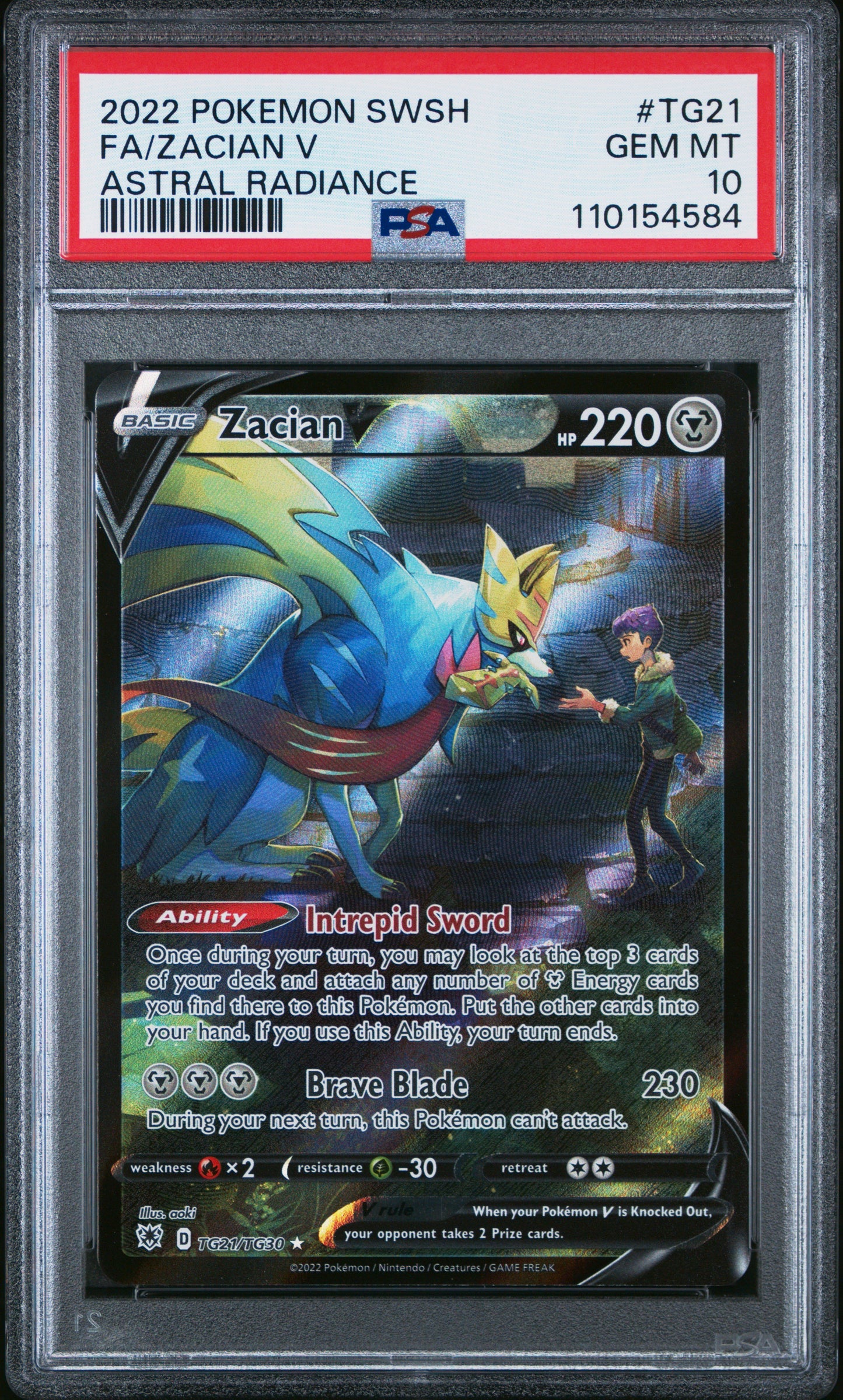 PSA10- zacian v -#TG21