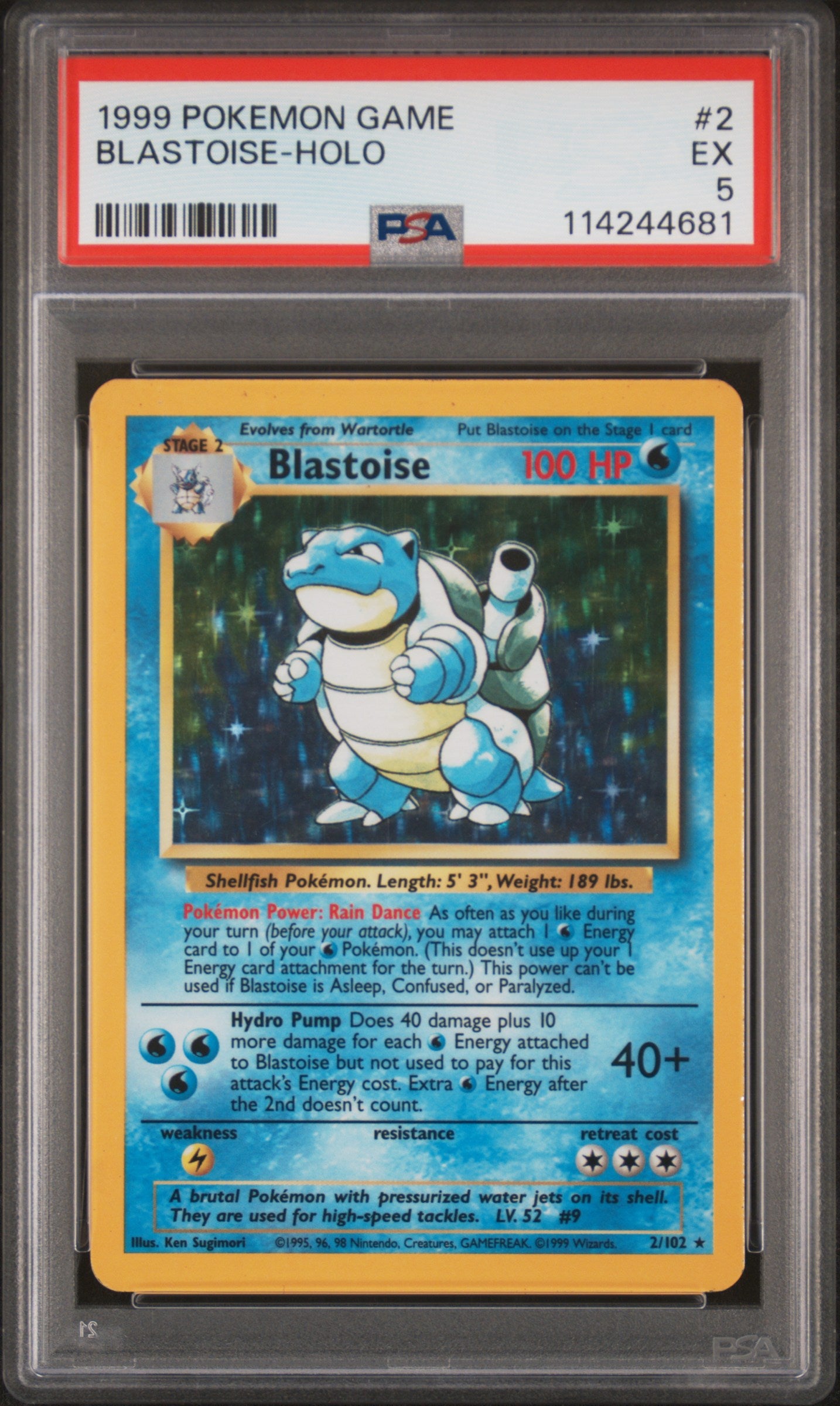PSA5- Blastoise -#2