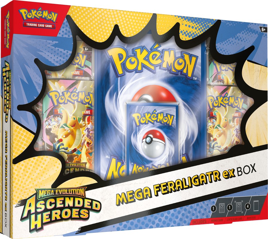 Pokemon Mega Evolutions Ascended Heroes Mega ex Box (STYLE MAY VARY)