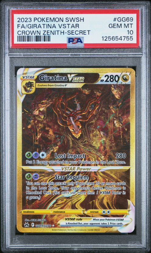 PSA10- Giratina vstar -#GG69 (4755)