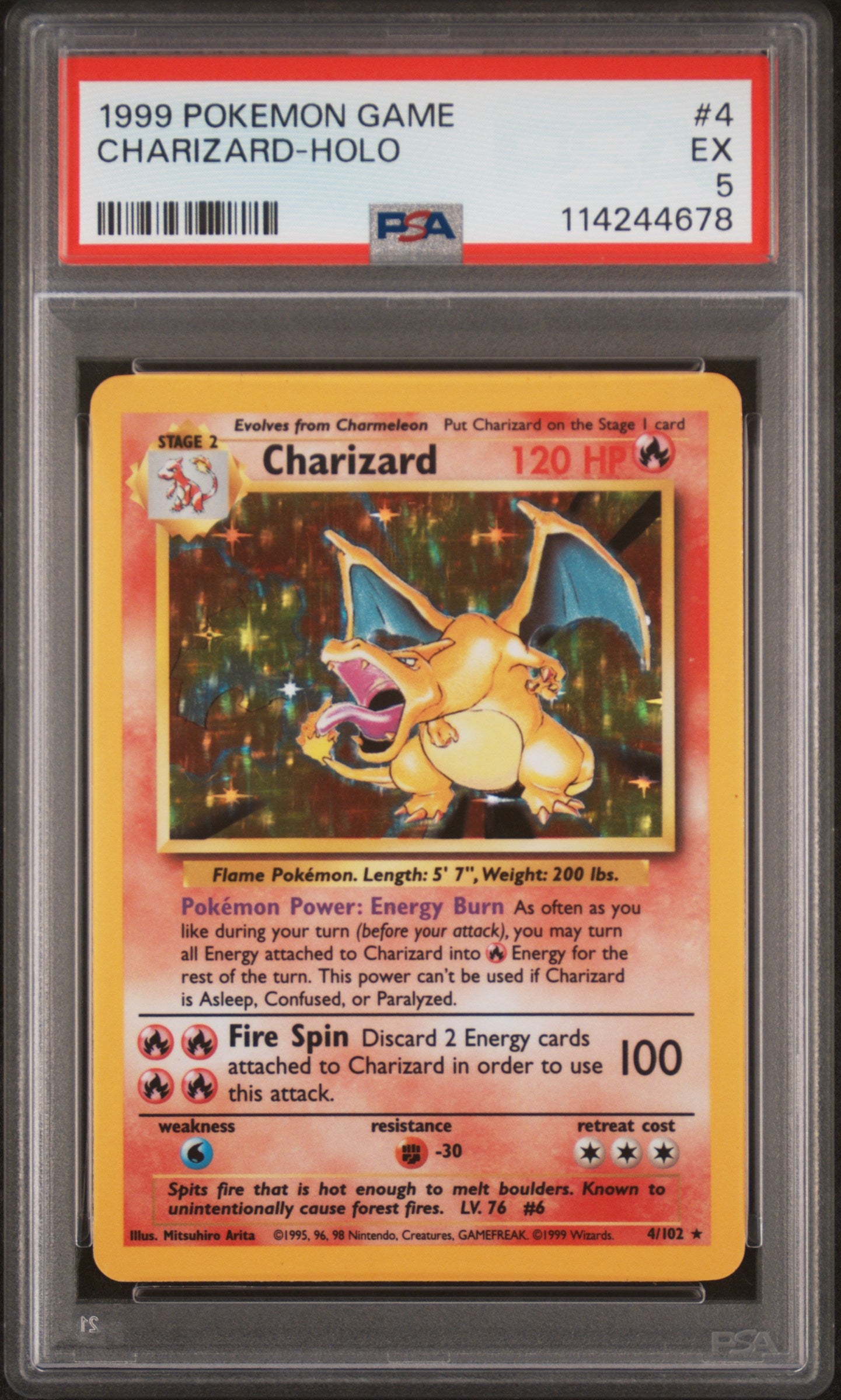 PSA5- Charizard -#4