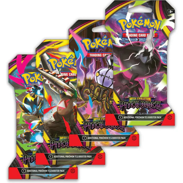Pokemon TCG ME05 Pitch Black Sleeved Booster (STYLE MAY VARY)