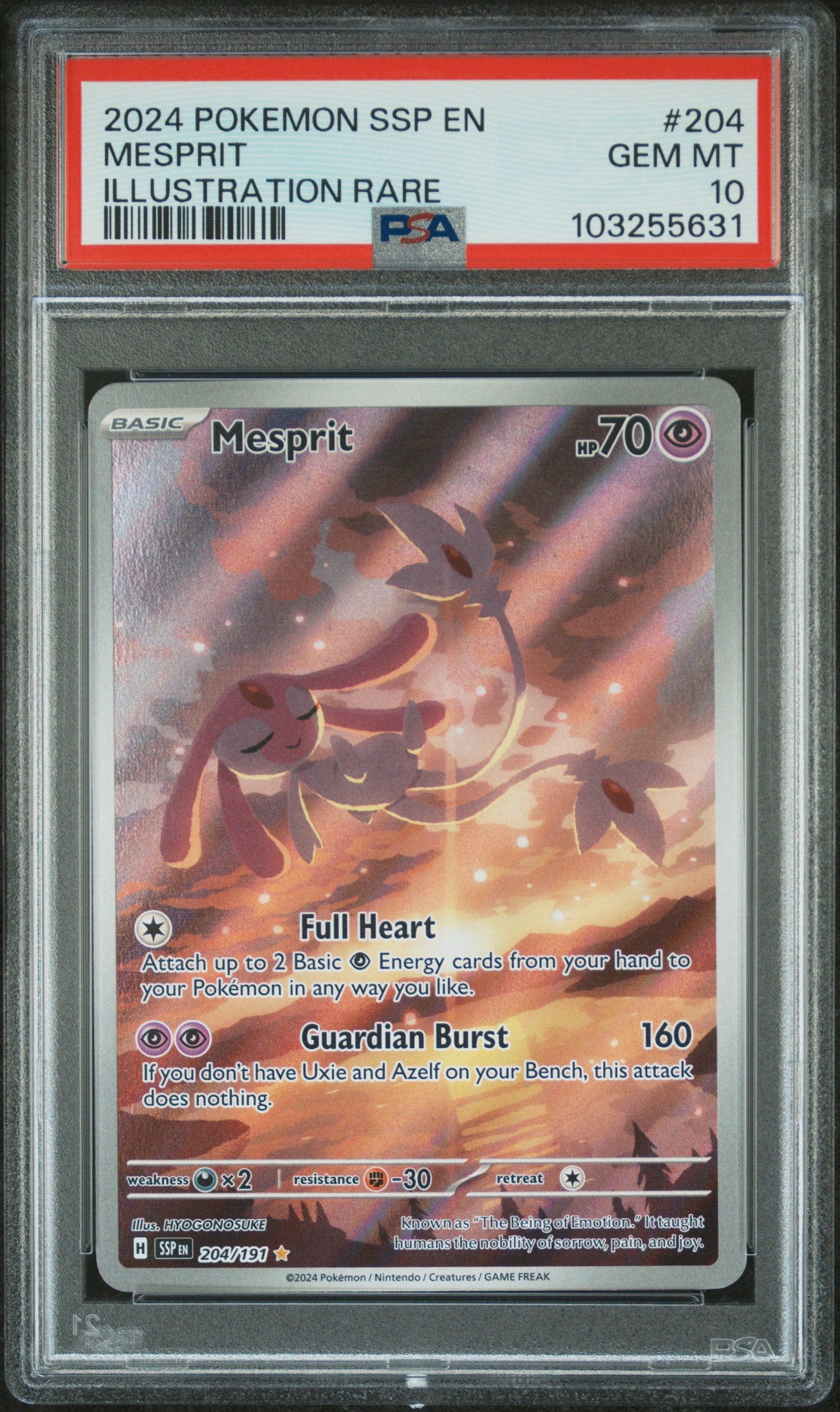 PSA10- Mesprit -#204 (5631)