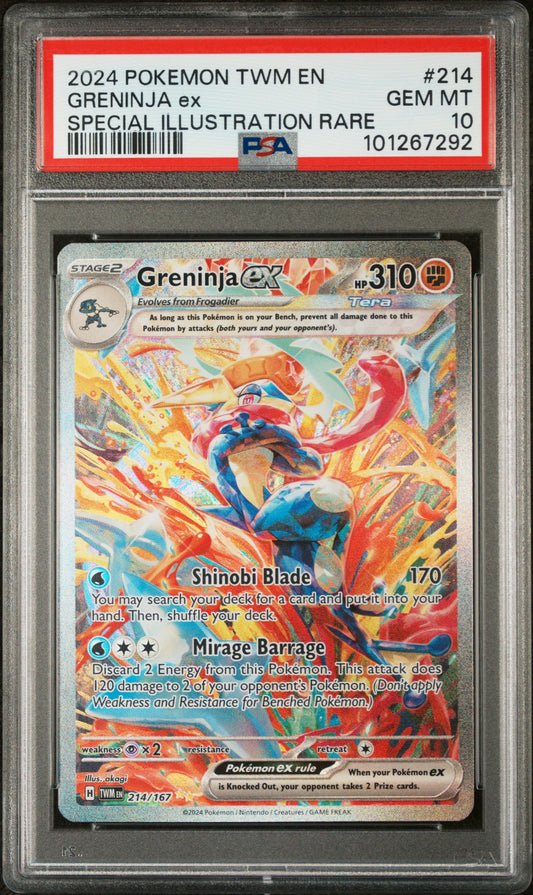 PSA10- greninja ex -#214