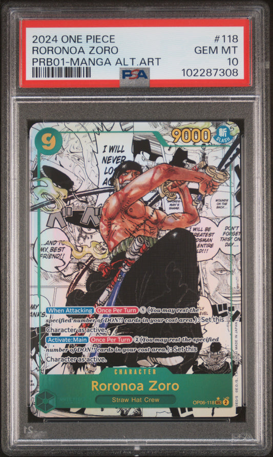 PSA10- roronoa zoro -#118