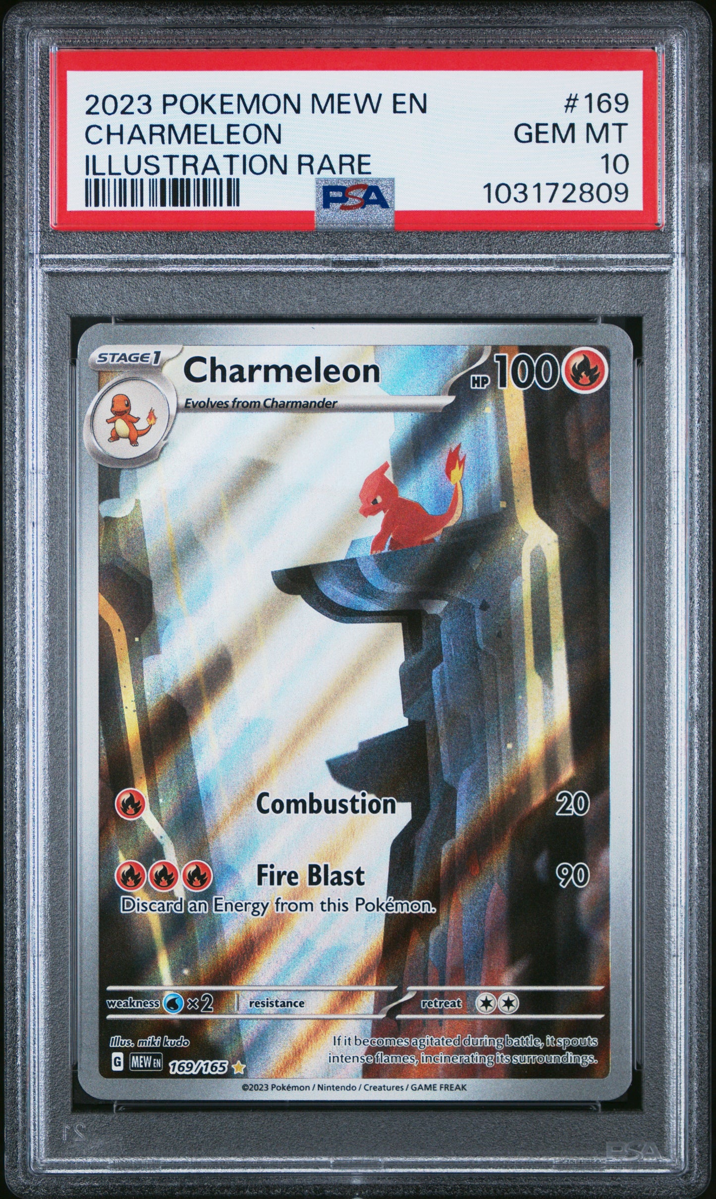 PSA10- charmeleon -#169