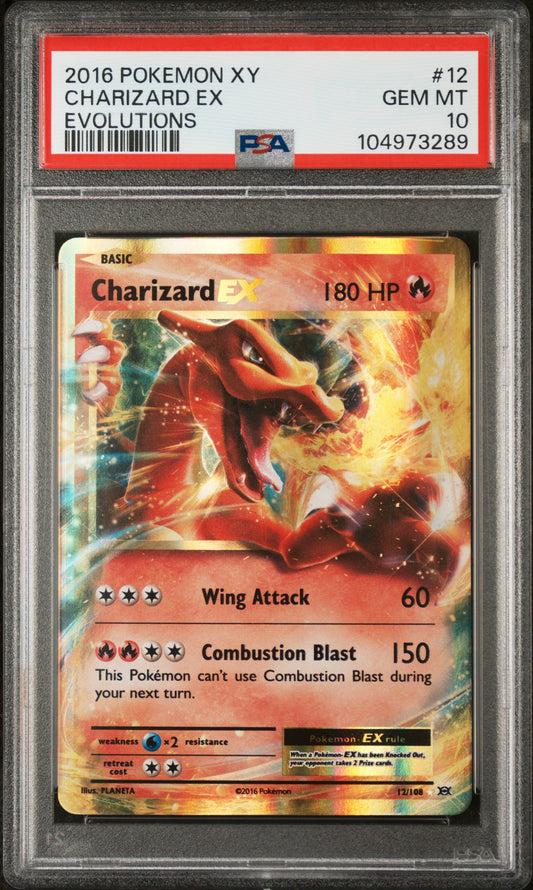 PSA10- charizard ex -#12