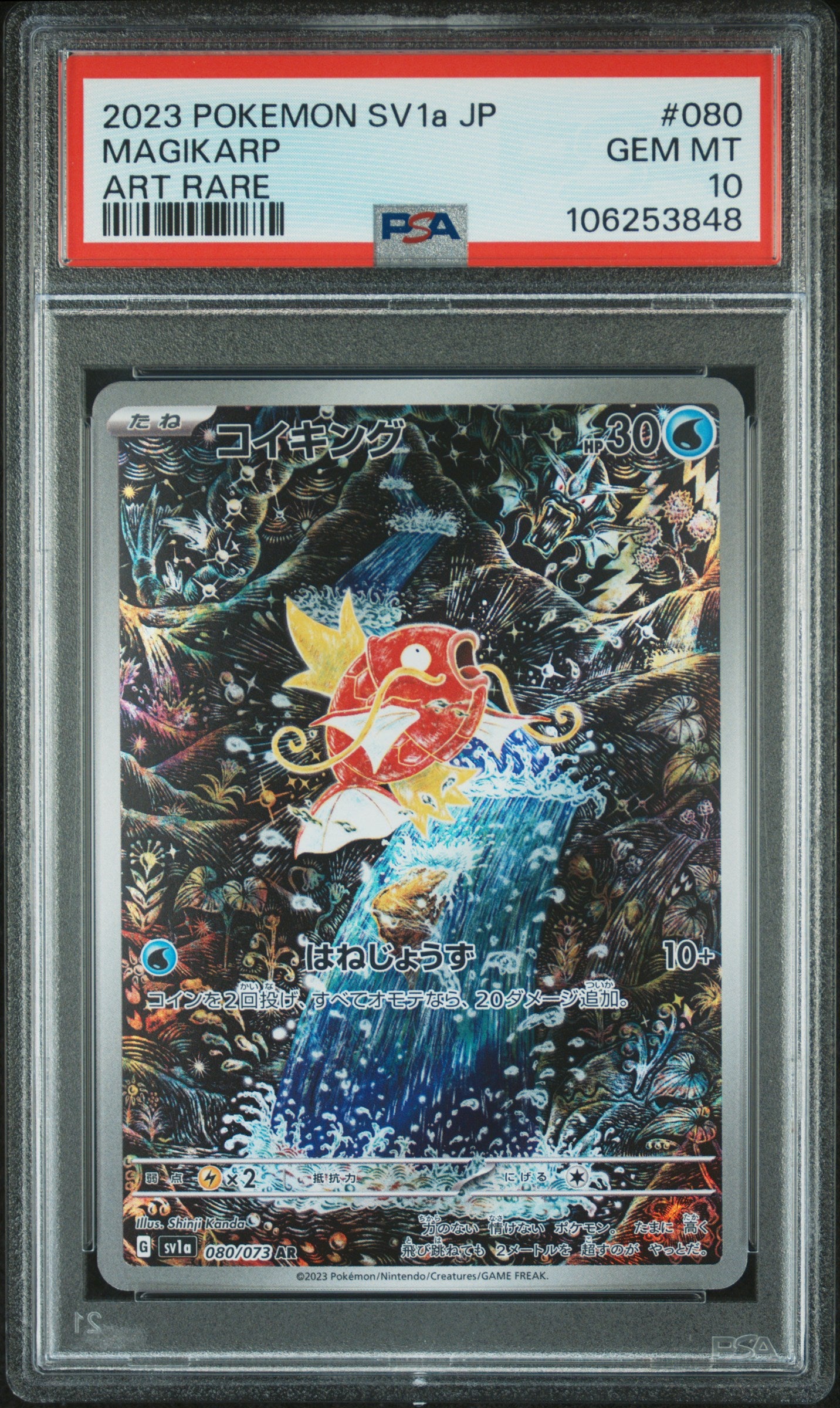 PSA10- Magikarp -#080 (3848)