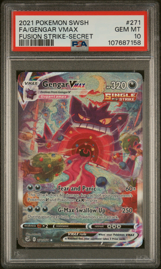 PSA10- gengar vmax -#271