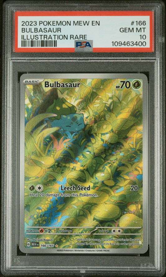 PSA10- bulbasaur -#166