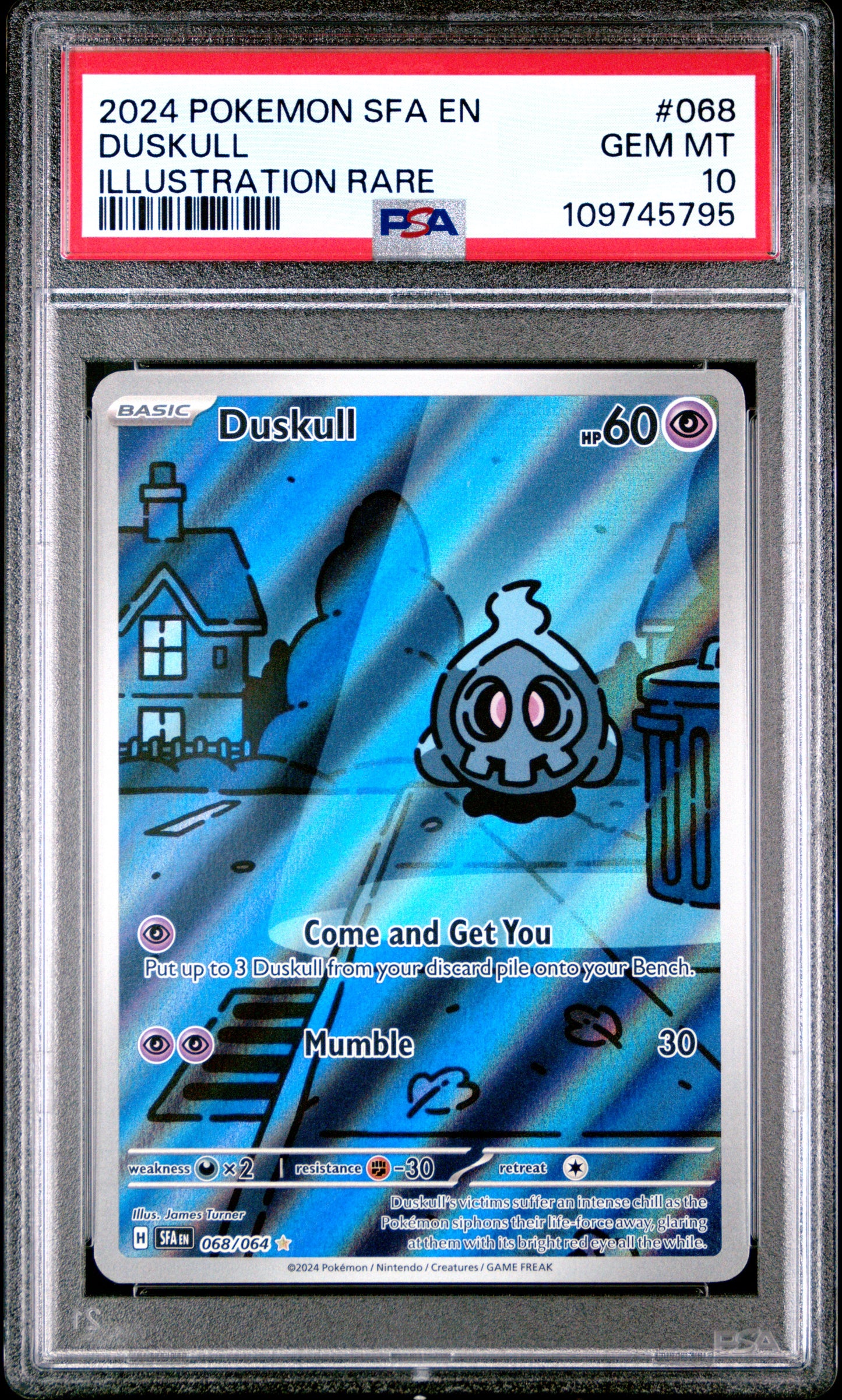 PSA10- duskull -#068