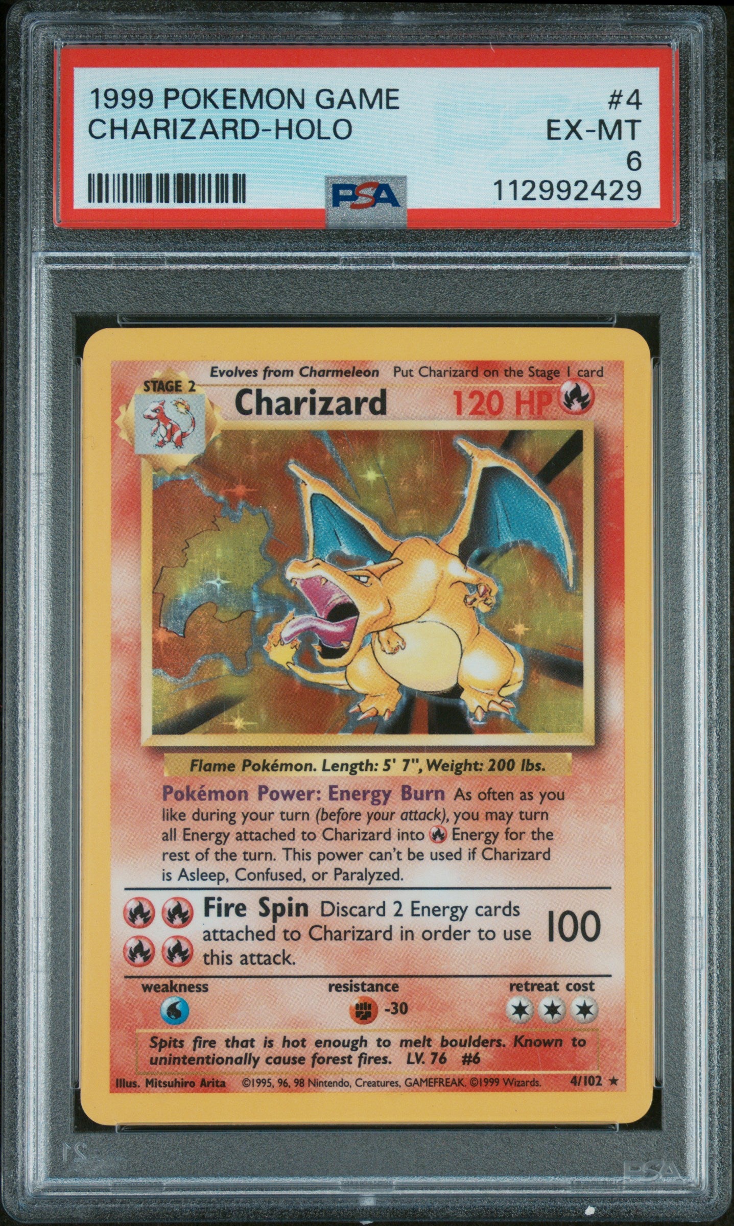 PSA6- charizard -#4