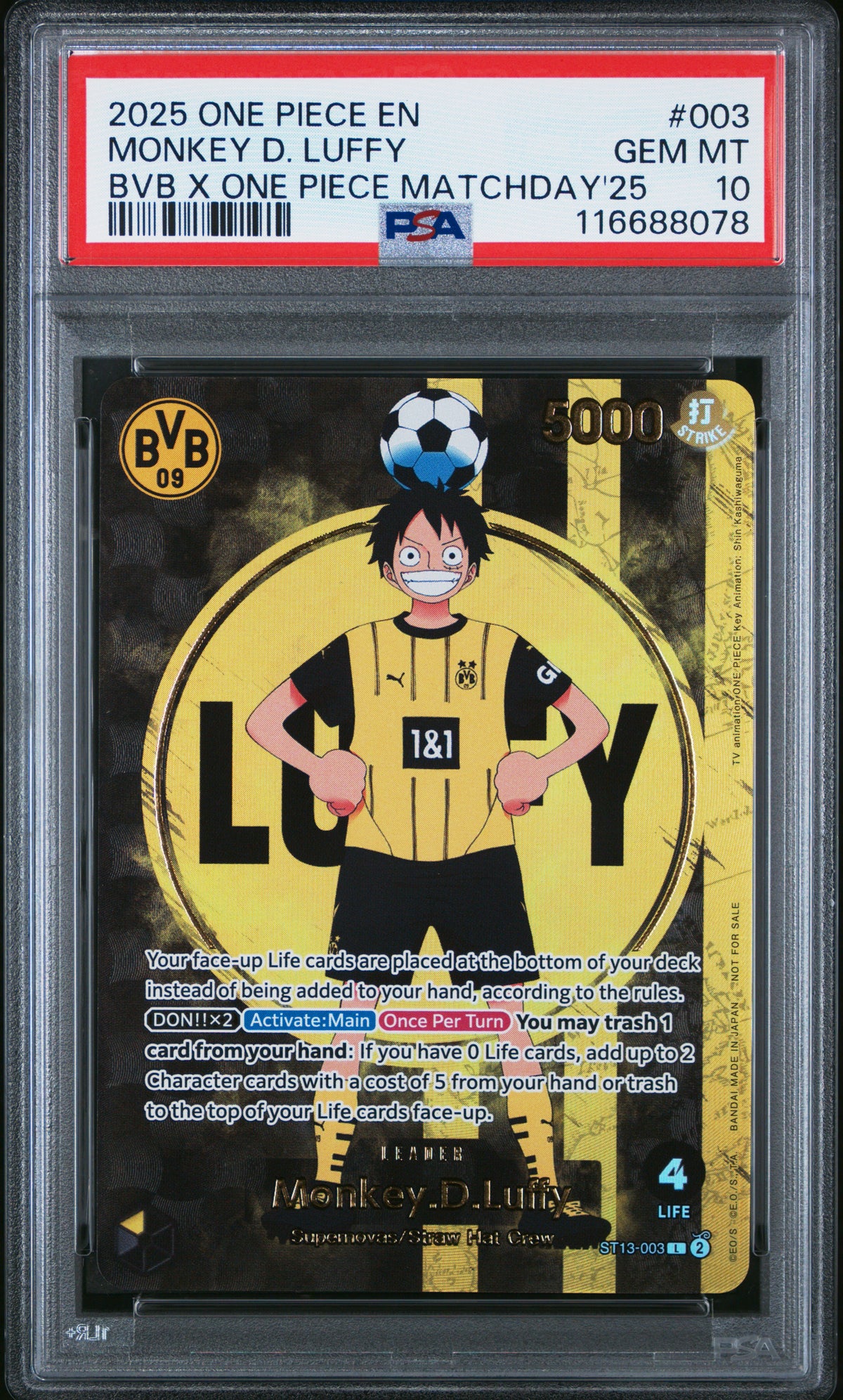 PSA10- monkey D luffy -#003