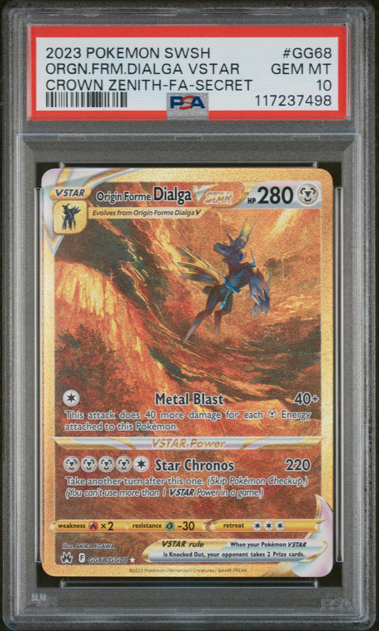 PSA10- origin forme dialga vstar -#GG68