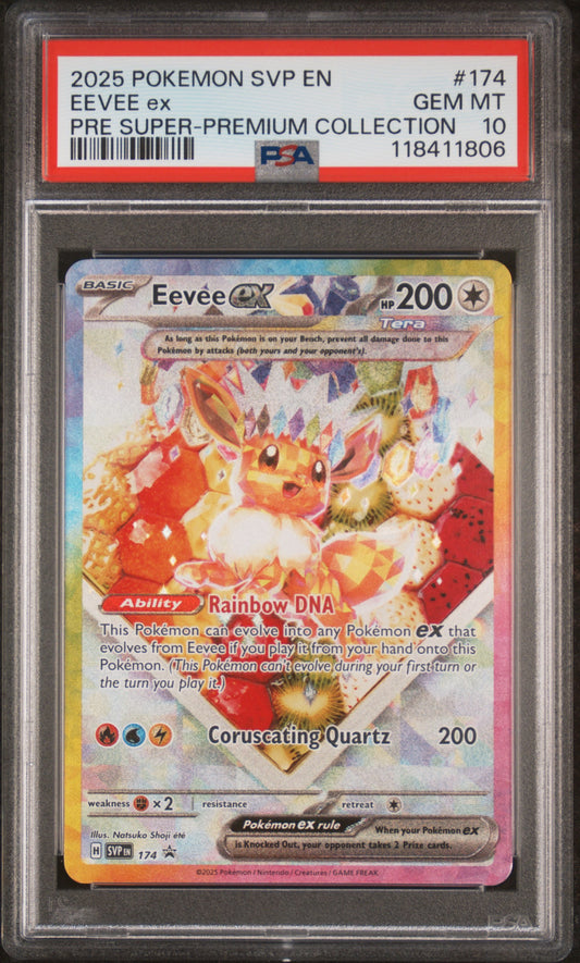 PSA10- eevee ex -#174