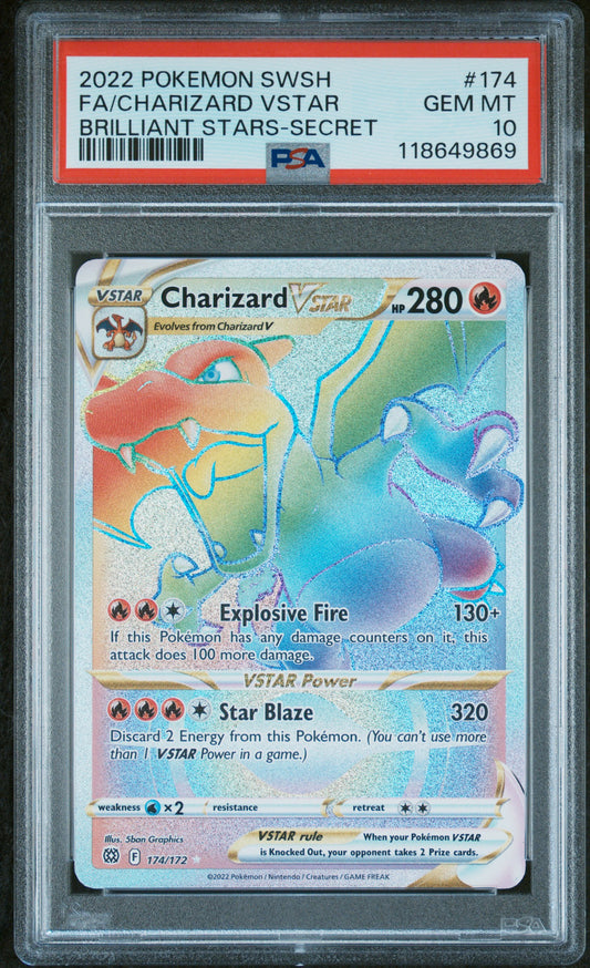 PSA10- Charizard vstar -#174