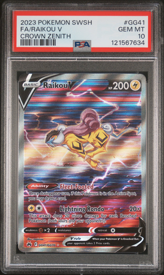 PSA10- Raikou v -#GG41