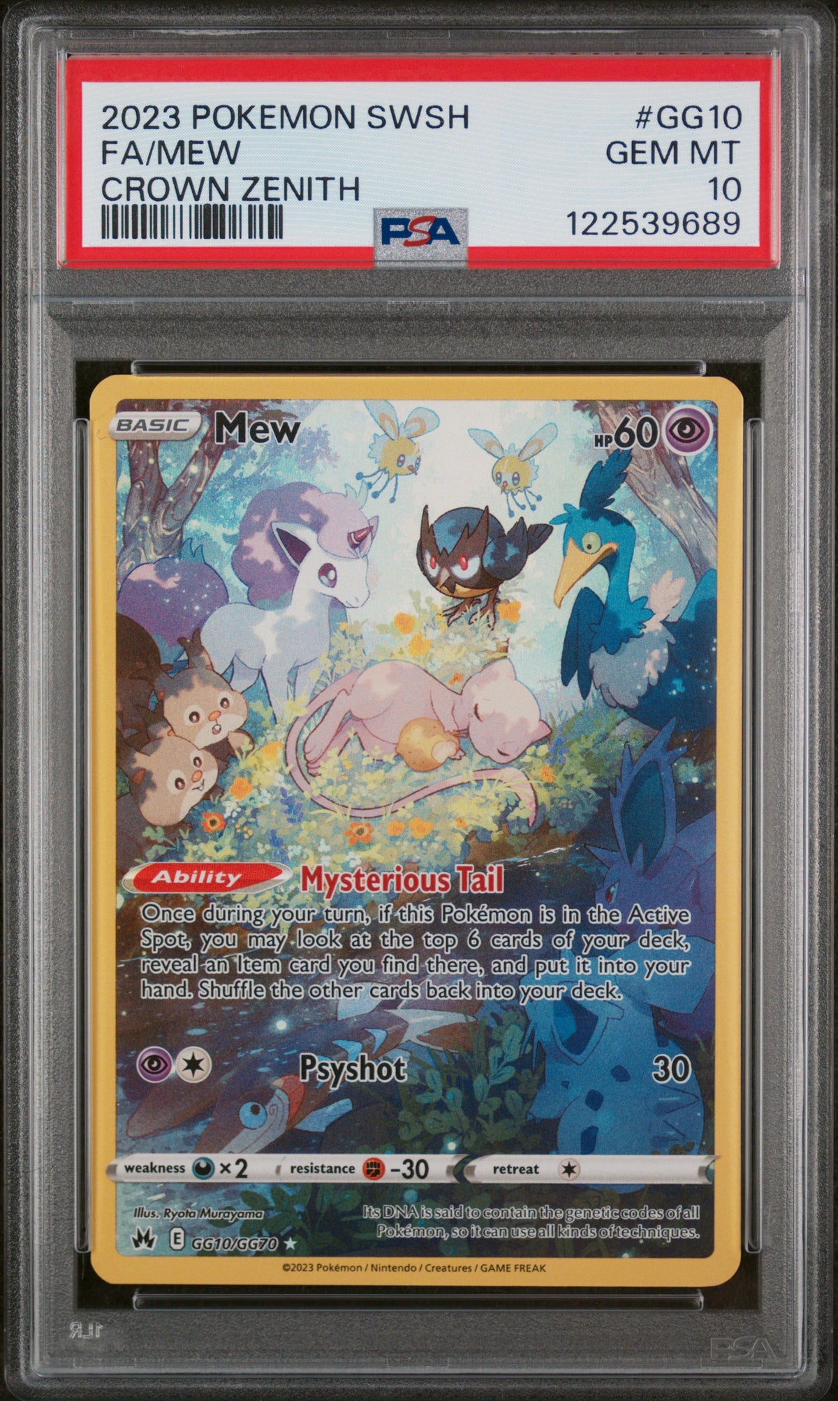 PSA10- mew -#GG10
