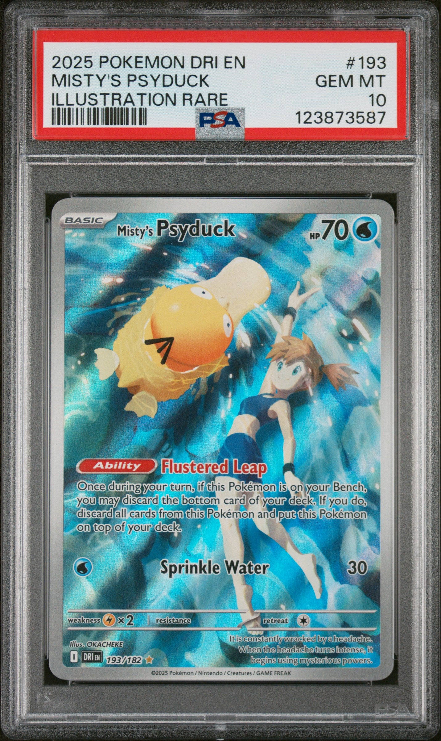 PSA10- misty's psyduck -#193