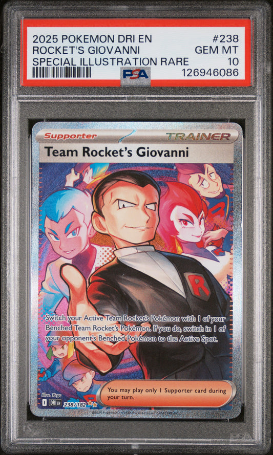 PSA10- team rocket's giovanni -#238