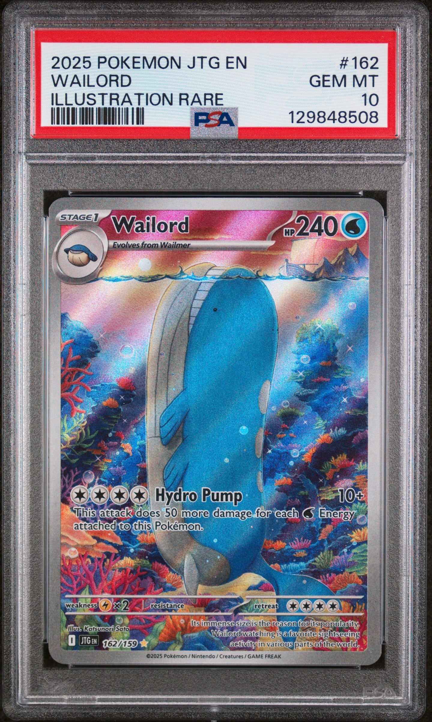 PSA10- wailord -#162